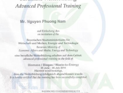 Chương trình đào tạo CGE năng lượng của UNFCCC & Giải thưởng Cựu sinh viên xuất sắc của Viện Quản lý GHG