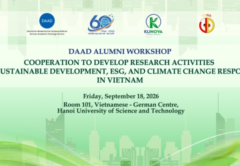 DAAD alumni workshop: cooperation to develop research activities on sustainable development, esg, and climate change response in vietnam
