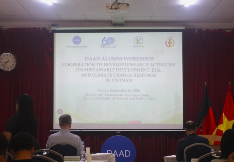 HỘI THẢO LƯU HỌC SINH HỌC BỔNG DAAD: KẾT NỐI NGHIÊN CỨU, GIÁO DỤC VÀ HỢP TÁC PHÁT TRIỂN BỀN VỮNG VIỆT NAM – ĐỨC