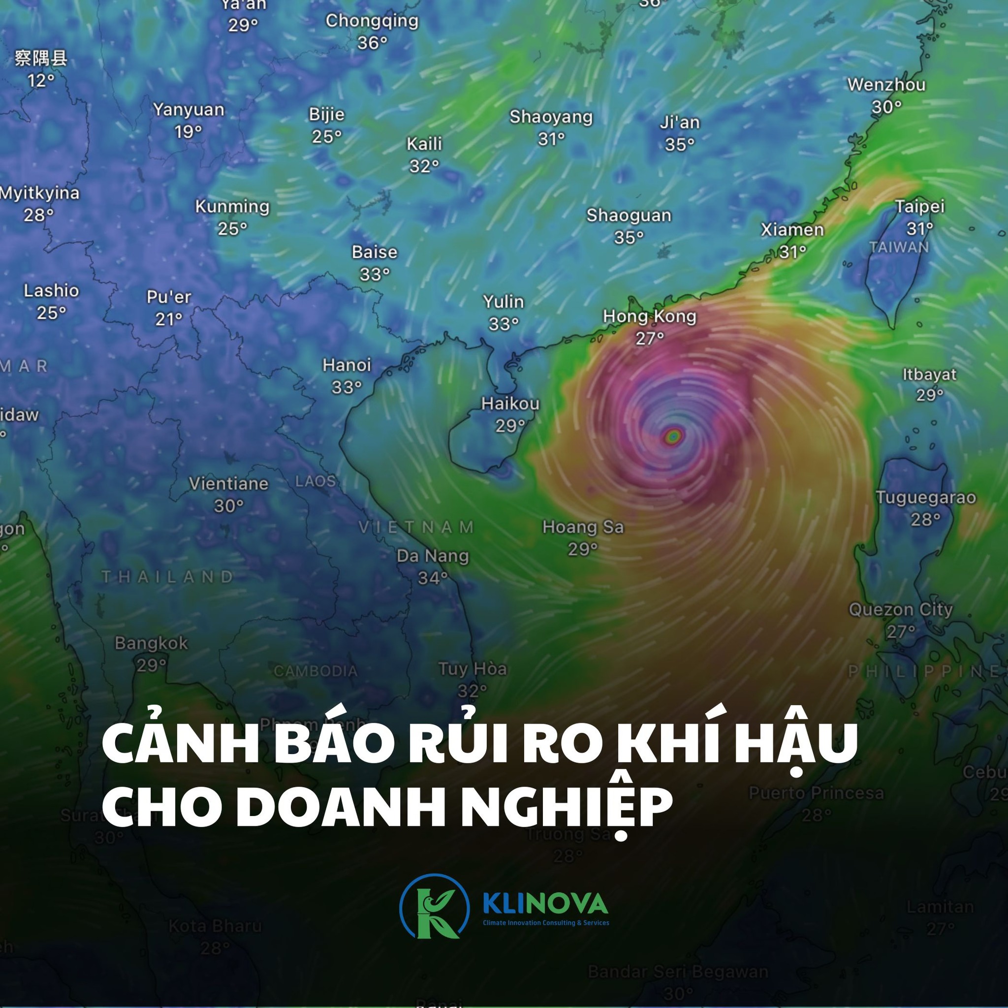 Bao Rui Cảnh báo rủi ro khí hậu cho doanh nghiệp